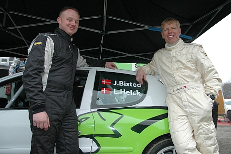 Jesper Bisted og Leif Heick er klar til Caramba Rally